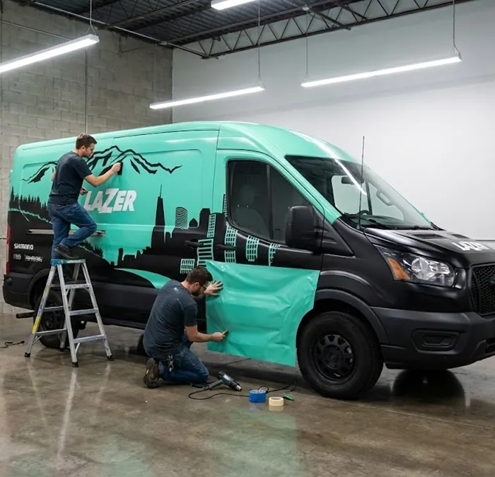 Professional fleet wrap project