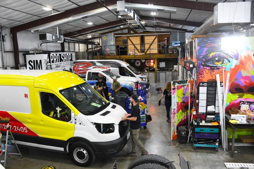 Professional wrap installation